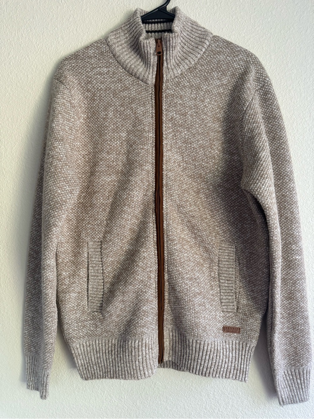 Buffalo David Bitton Winsor Full Zip Knit Cardigan Sweater Size M